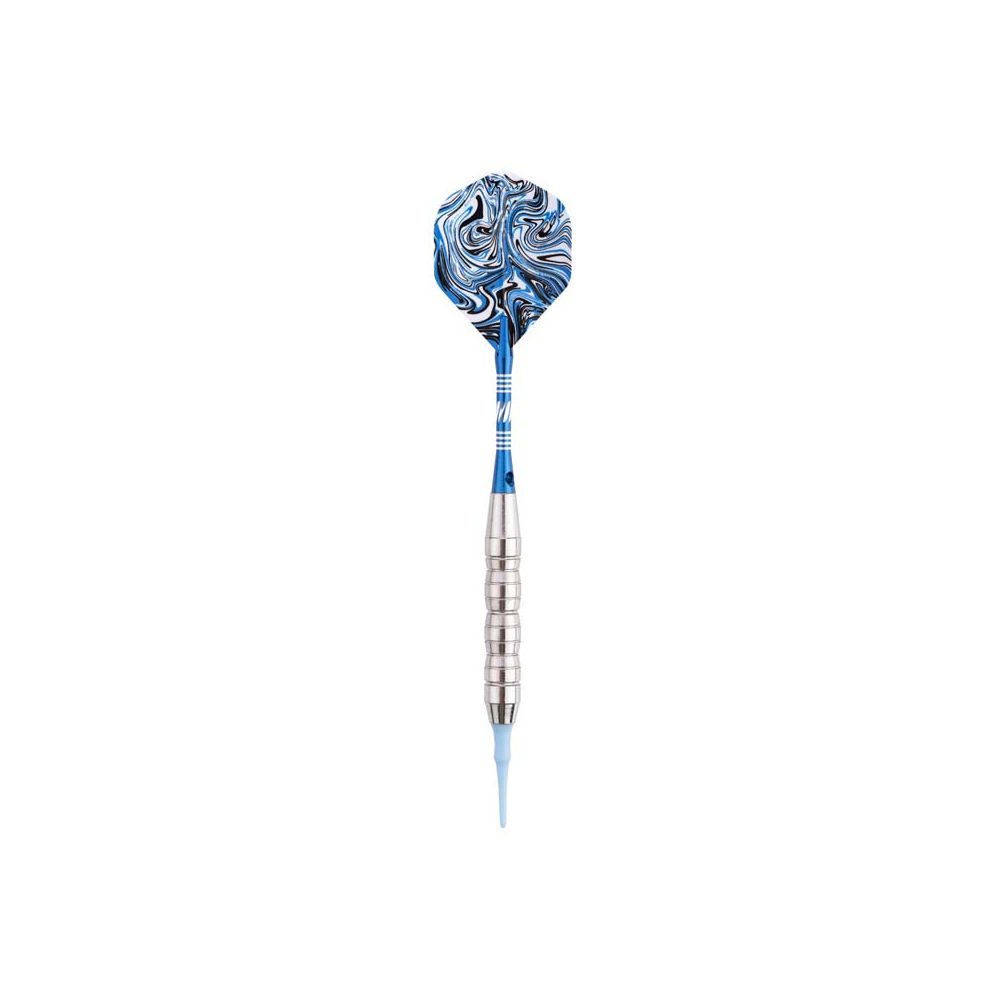 Lot de 3 fléchettes professionnelles en acier noir - 22 g - Avec étui