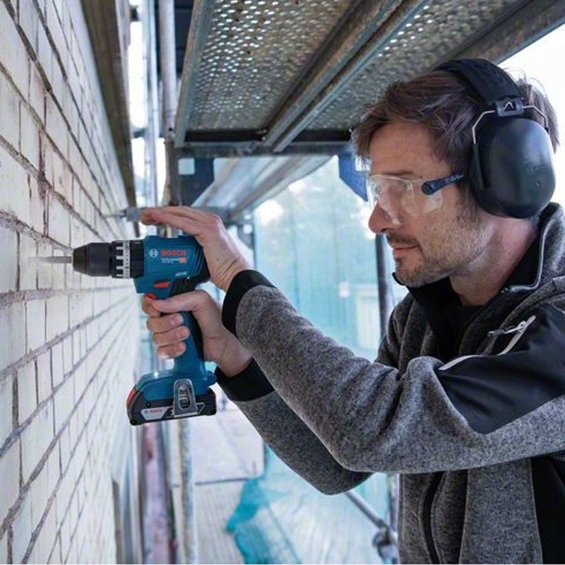Bosch Professional 18V System Trapano Avvitatore con Percussione a Batteria GSB 18V-45 (Velocità di Rotazione di 1.900 giri/min, senza Batterie e Car - 2
