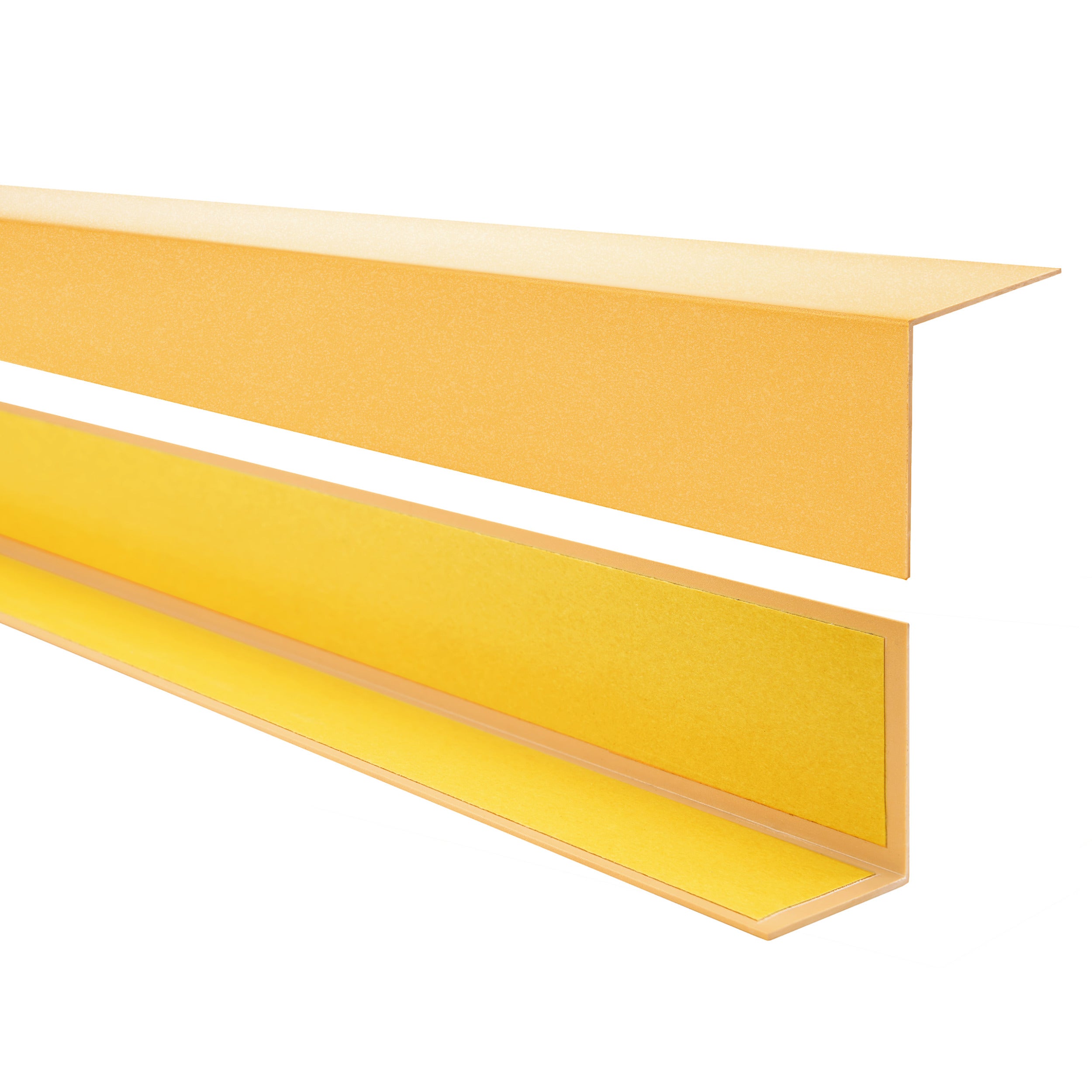 Kątownik twardy PCV 40x40mm - samoprzylepny ozdobny profil kątowy, narożnik - 150 cm, złoty