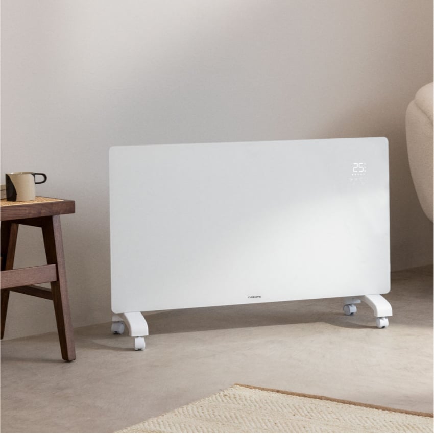 Termoconvettore Elettrico Con Ventilatore – 2 Livelli Di Potenza, Termostato Regolabile E Sicurezza Antiribaltamento