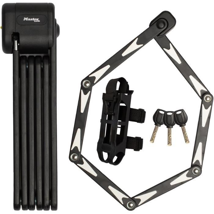 Prophete Lucchetto A U Per Bicicletta – Sicurezza Certificata ART Con 2 Chiavi (di Cui 1 Con LED), Nero - 4