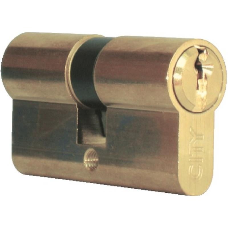 Jeu De 2 Cylindres De Serrure Bricard Pratic 30+30 – Laiton, Sécurité Niveau 1 – 3 Clés – Garantie 2 Ans