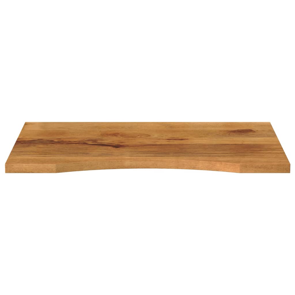 Maison Exclusive - Dessus de bureau avec courbe 100x60x2,5 cm manguier massif brut - 3