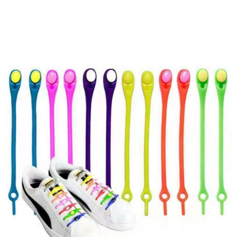 Lacci Elasticizzati Di Diversi Colori Per Scarpe Da Adulto E Bambino