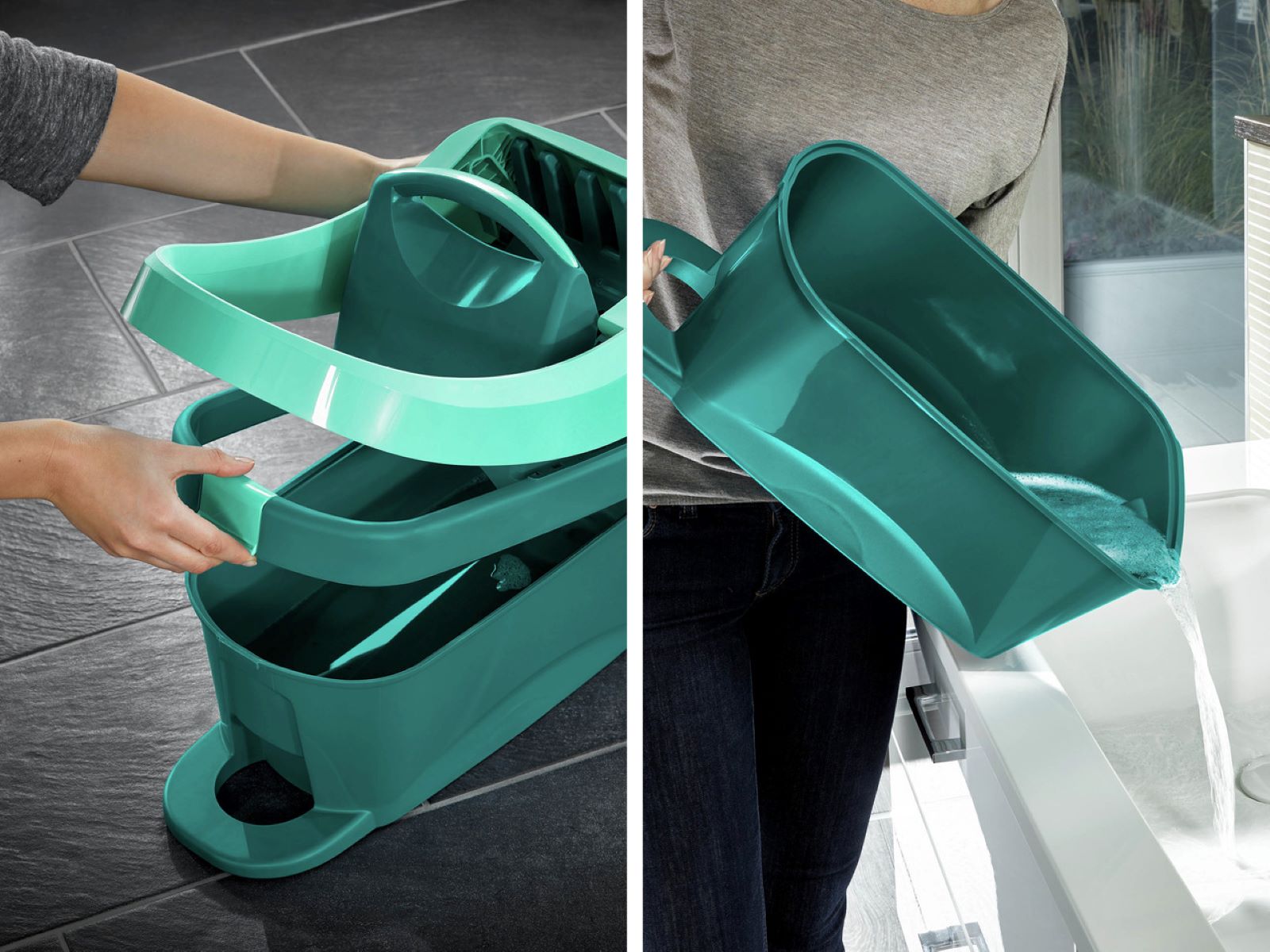 Leifheit 55076 seau et système de lavage Vert - 7