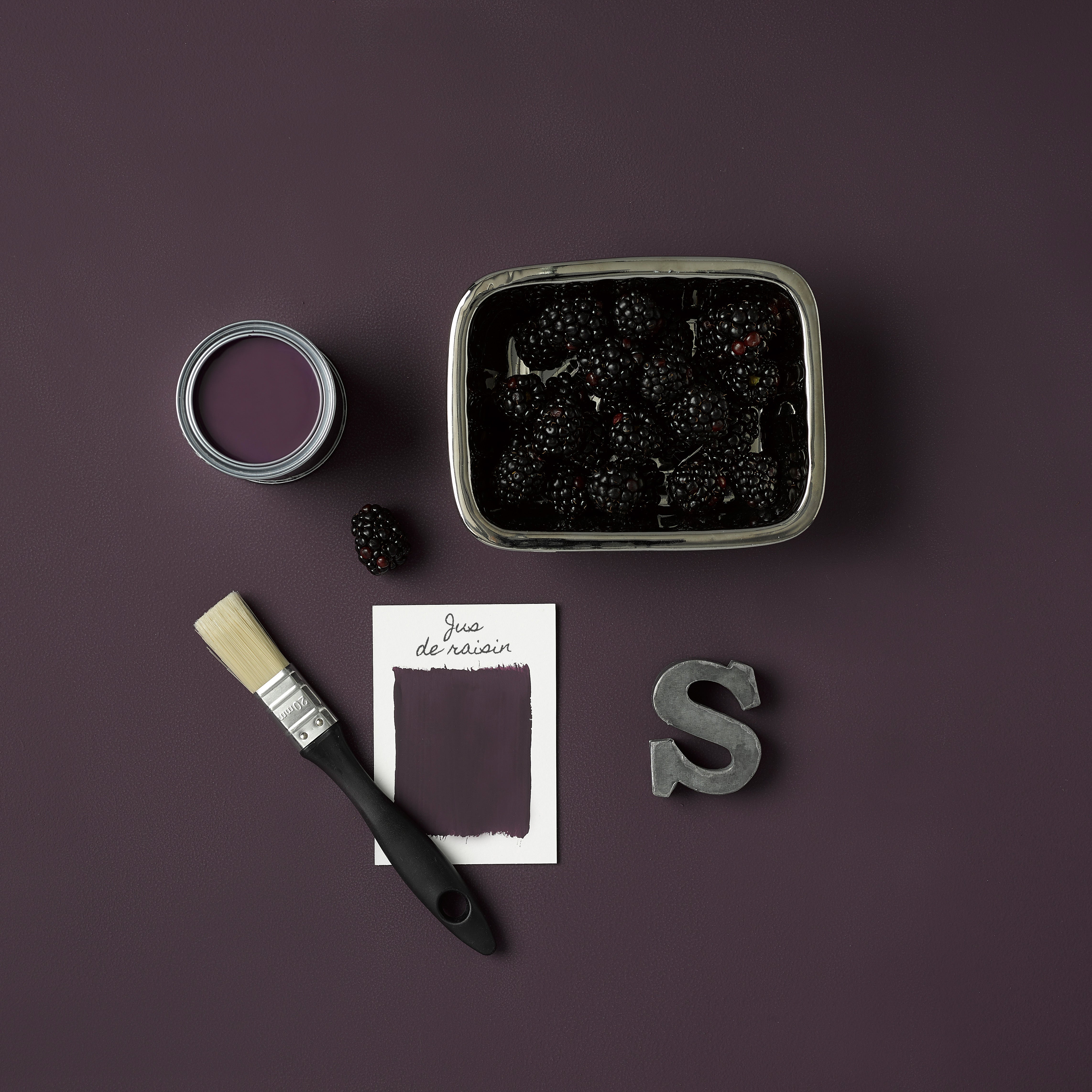 Peinture Violette pour Meubles Chalky Mat Poudré RUST-OLEUM - Jus de Raisin 750ml (10,5m² avec un pot) - 4