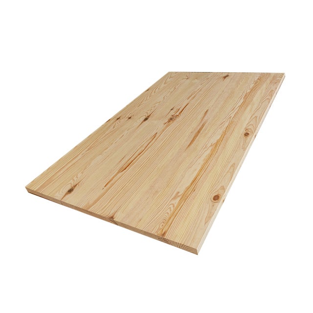 Plateau table bois massif Pin Rustique L.120 X 60 cm, Ep. 22 mm