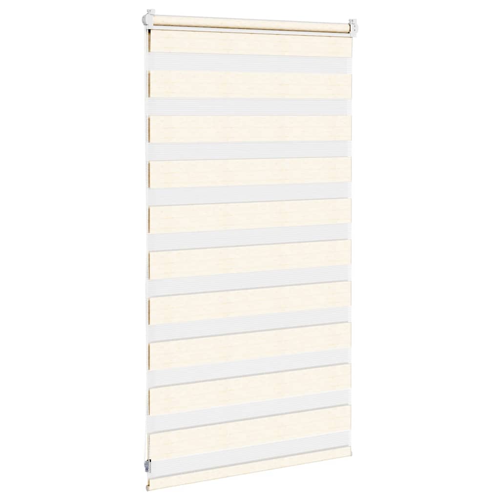 Estor cebra beige mármol tejido ancho 85,9 cm poliéster - 4