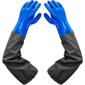 Guanti Da Saldatura In Pelle Bovino - Profi Granada Lunghi T&Uuml;V GS | Taglia 10 Grigio