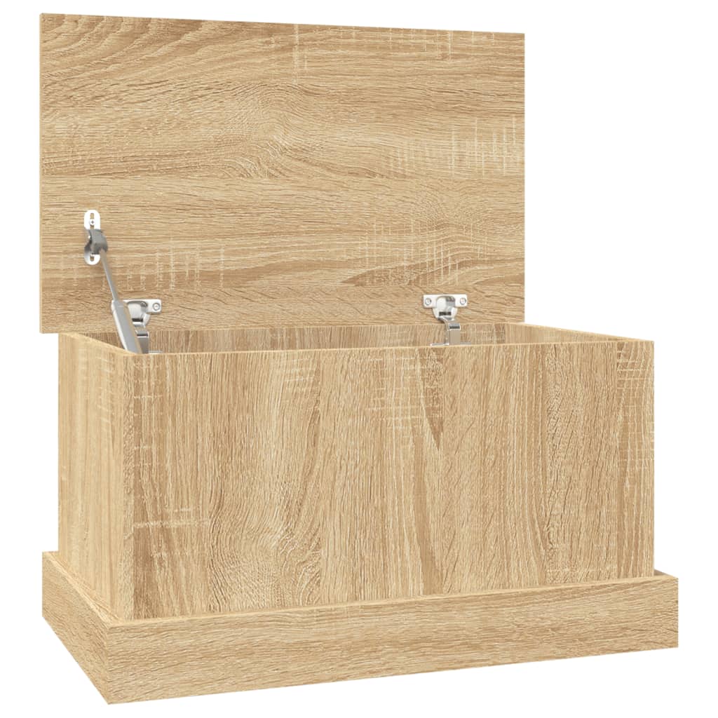 Boîte de rangement chêne sonoma 50x30x28 bois d'ingénierie - 2
