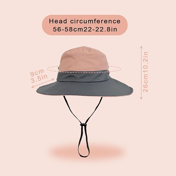 Chapeau pliable pour femme, protection solaire extérieure, plage, été, bord large, protection UV - 2