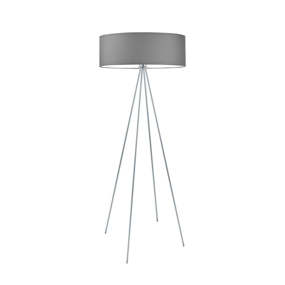 Lampa stojąca podłogowa trójnóg z abażurem walec SOLARIS