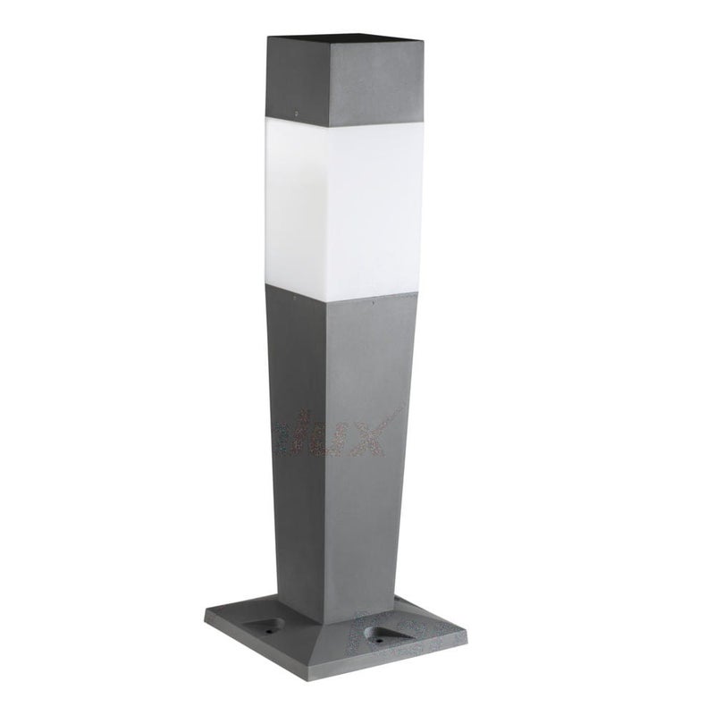 Lampa ogrodowa stojąca Invo grafitowa 1xE27x20W IP54 wym: 47 x 22 x 22 cm tworzywo sztuczne Kanlux