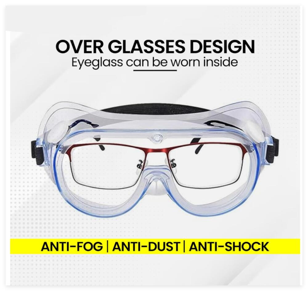 Lunettes de sécurité – Lunettes de protection anti-buée transparentes pour le travail, le laboratoire et le bricolage – Protection des yeux résistante - 3
