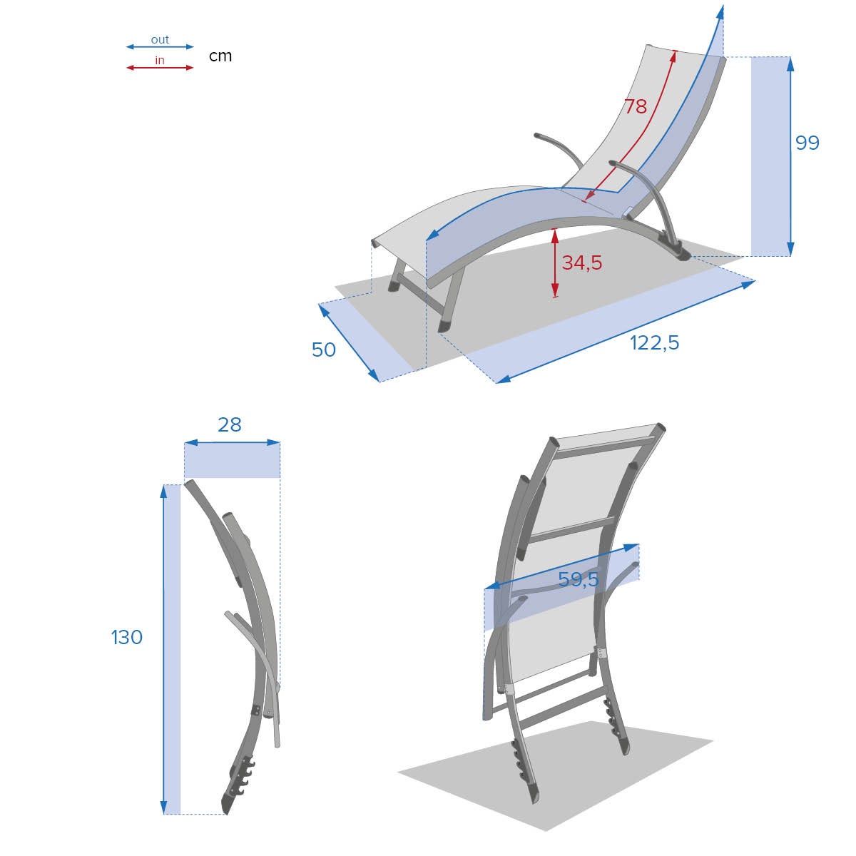 Transat Samba Vert olive & Graphite - Hespéride - 7