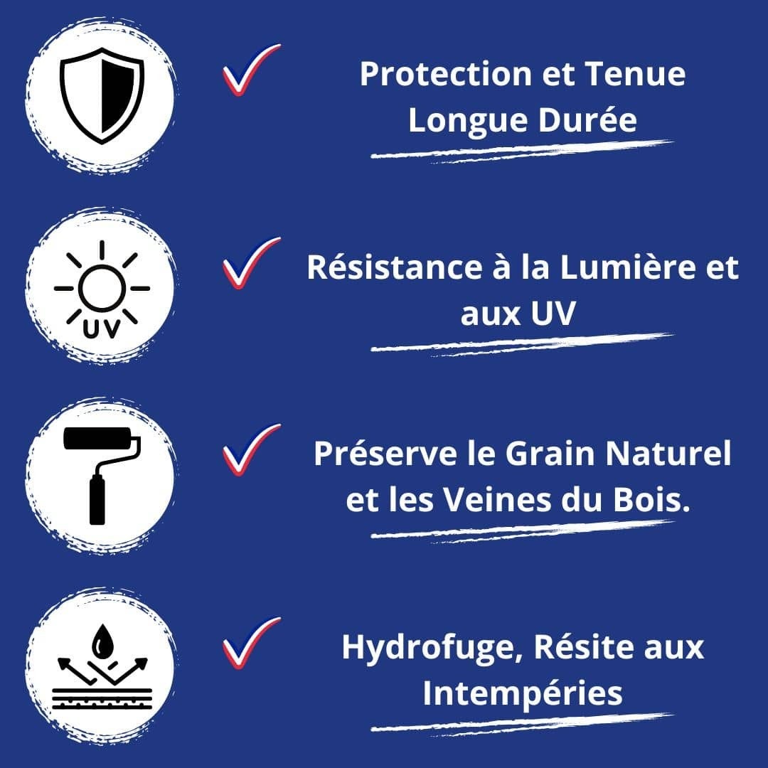 Lasure Haute Protection - 5 L - Codeve Bois - Incolore - Pour Une Protection Optimum De Vos Bois En Climat Extrême. - 4