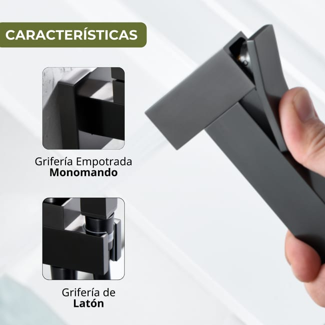 Ducha Bidet Agua Fria Y Caliente Grifo Para Bidé Empotrado Serie