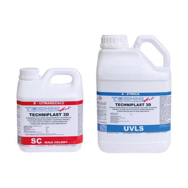 Żywica epoksydowa do odlewów TECHNIPLAST 3D UVLS SC 5,6kg krystaliczna 20mm TECHNIART