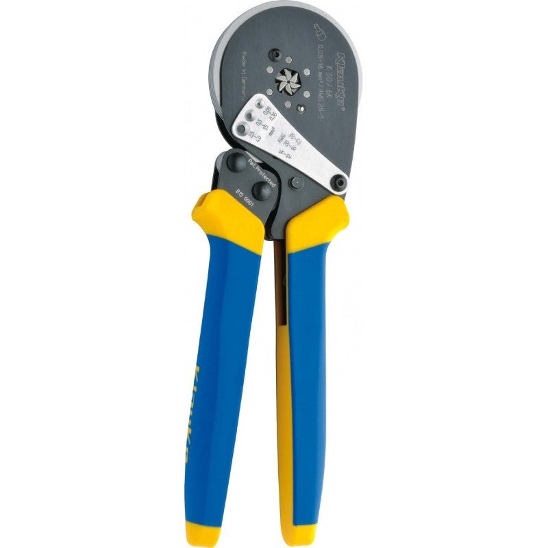 Lot de 2 pinces à sertir 0,08 à 16 mm² - Pince à sertir hexagonale avec 1200 embouts de câble à une ligne pour connecteurs à sertir isolés non isolés (16-6 sertisseurs