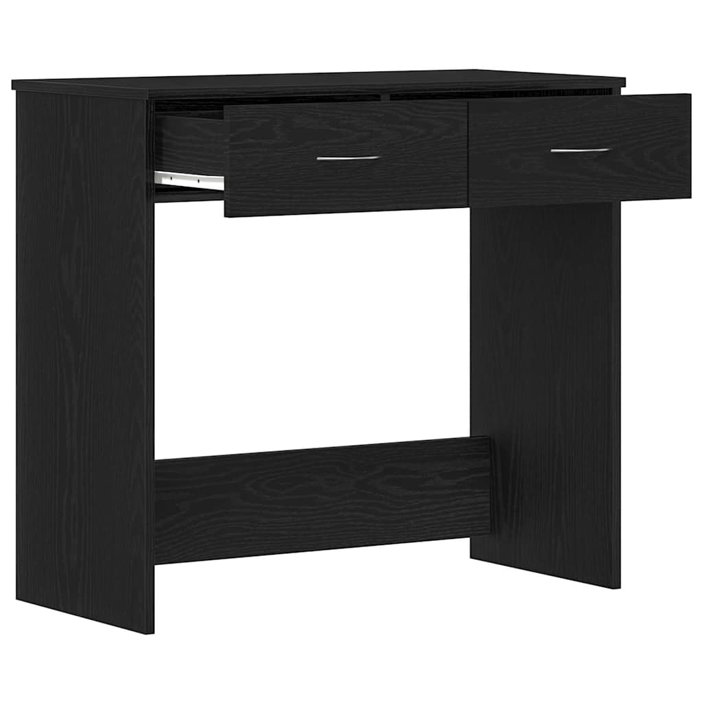 vidaXL Bureau Chêne noir Bois d'ingénierie 80 x 40 x 75 cm - 5