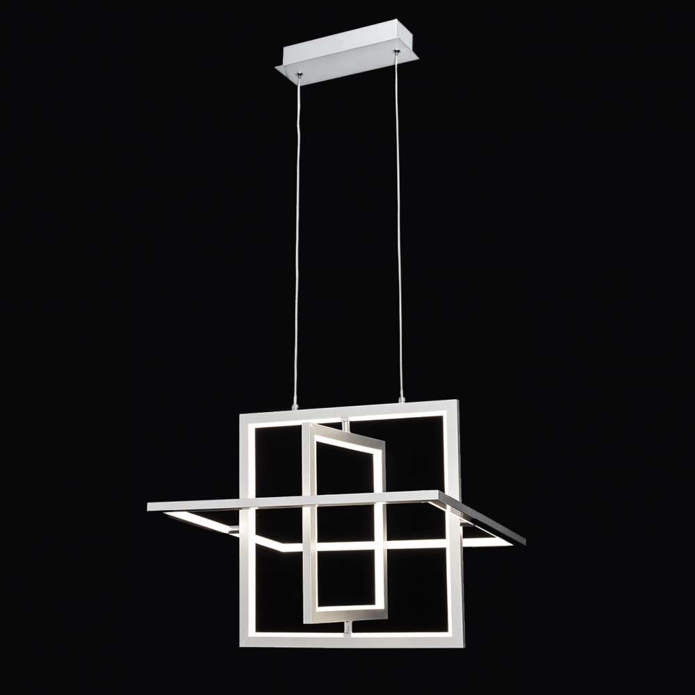 Suspension 50w 4000k 3500lm Lexie Chrome Regx45d by FABRILAMP - 2