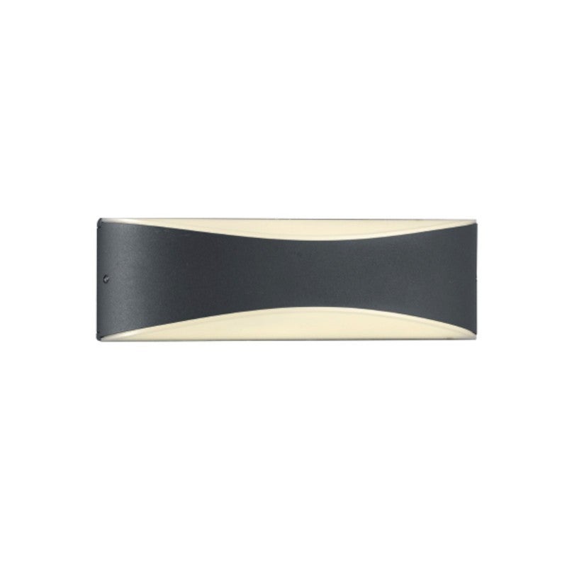 Kinkiet zewnętrzny KONDA LED 9W Ciepła biel 850lm antracytowo-biały wym:7,2x23x23cm IP65 Trio