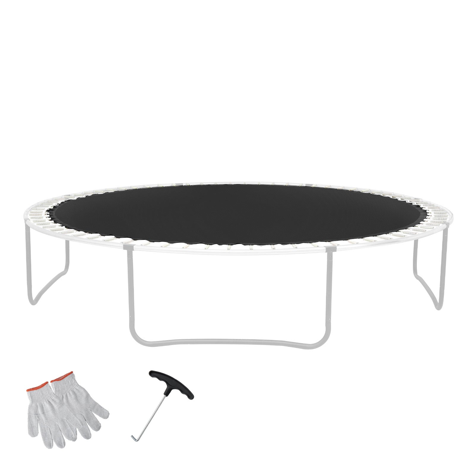 Lot De 10 Ressorts De Trampoline + Outil De Remplacement - Longueurs De 8.8cm à 21cm, Acier Galvanisé, Pour Réparation Et Amélioration Du Rebond