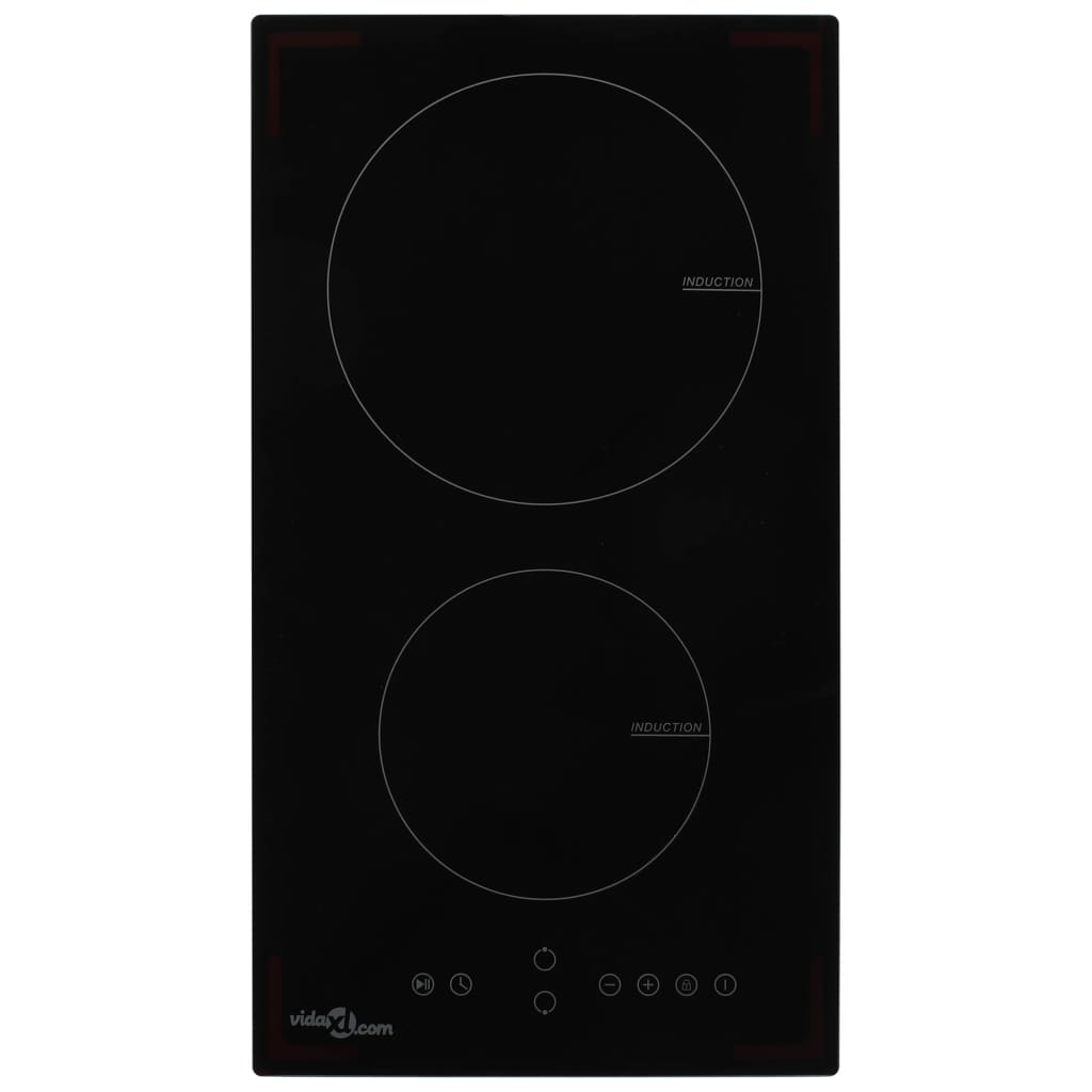 Vidaxl Placa De Inducción Con 2 Quemadores Control Táctil 3500 W Negro , Leroy Merlin