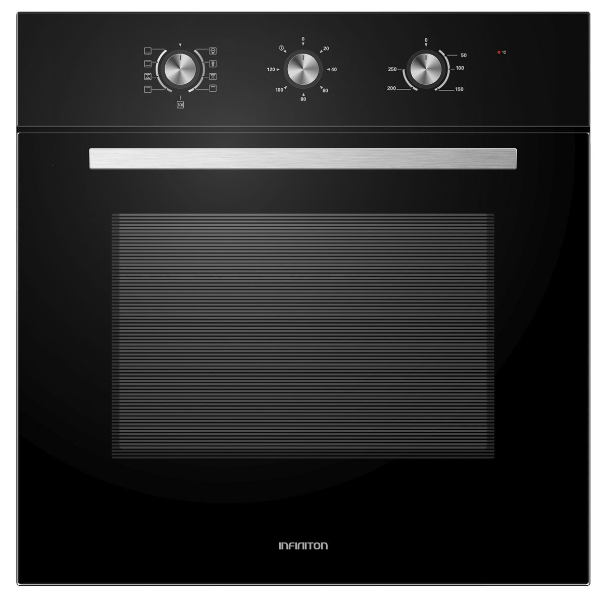 Infiniton Horno Multifunción M658bk, 64 Litros, Grill, A, Crystal Black - Imagen 2