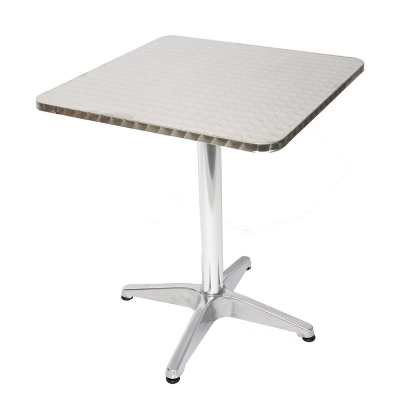 Aluminiowy stół ogrodowy bistro M28, prostokątny, 60 cm