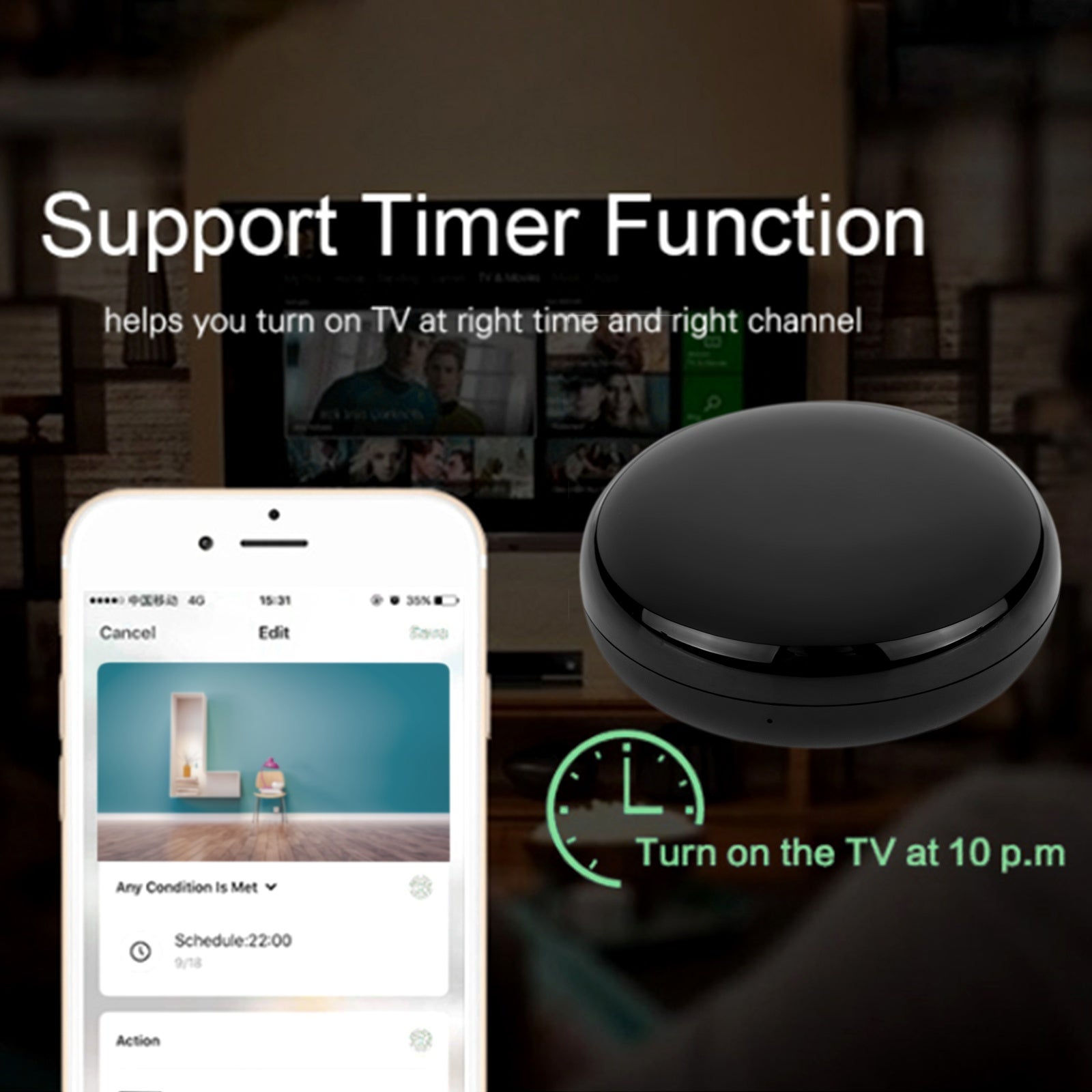 Telecomando Universale Smart WiFi IR S18 Per TV, Clima, Alexa, Google Home E Yandex Alice