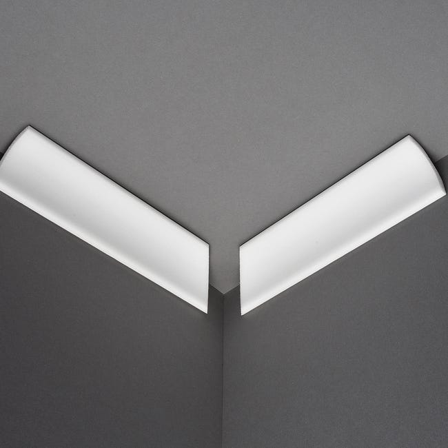 DECOSA Angle rentrant pour la moulure B5 - polystyrène - blanc - 2 ...