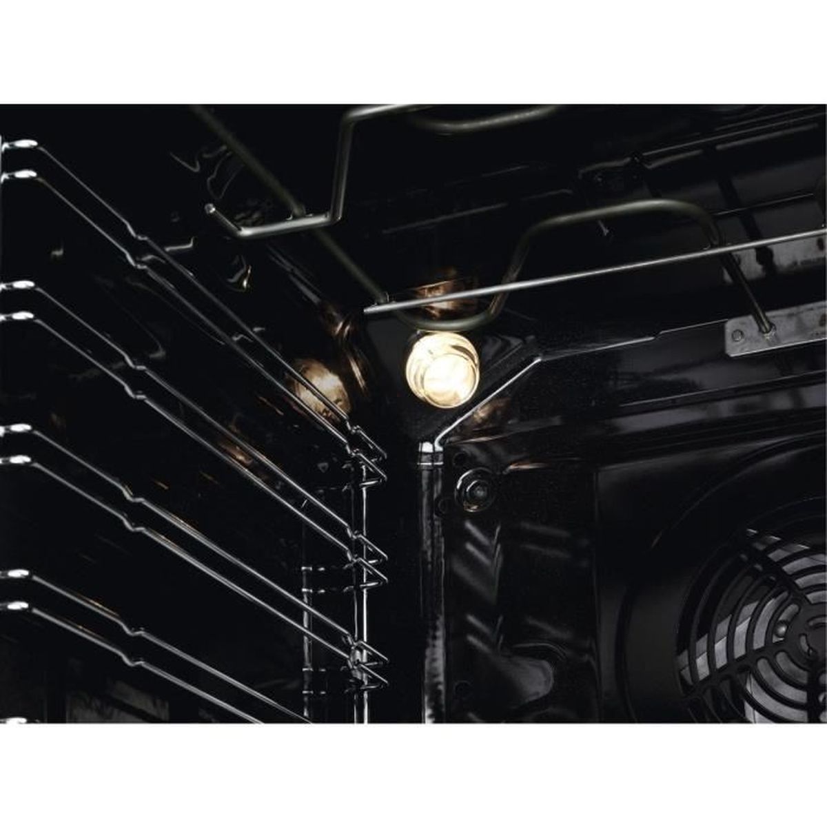 Four encastrable - Pyrolyse - Chaleur tournante pulsée - ELECTROLUX - EOF6P46Z - Noir - Porte froide - 59,4 x 59,6 x 56,9 cm - 6