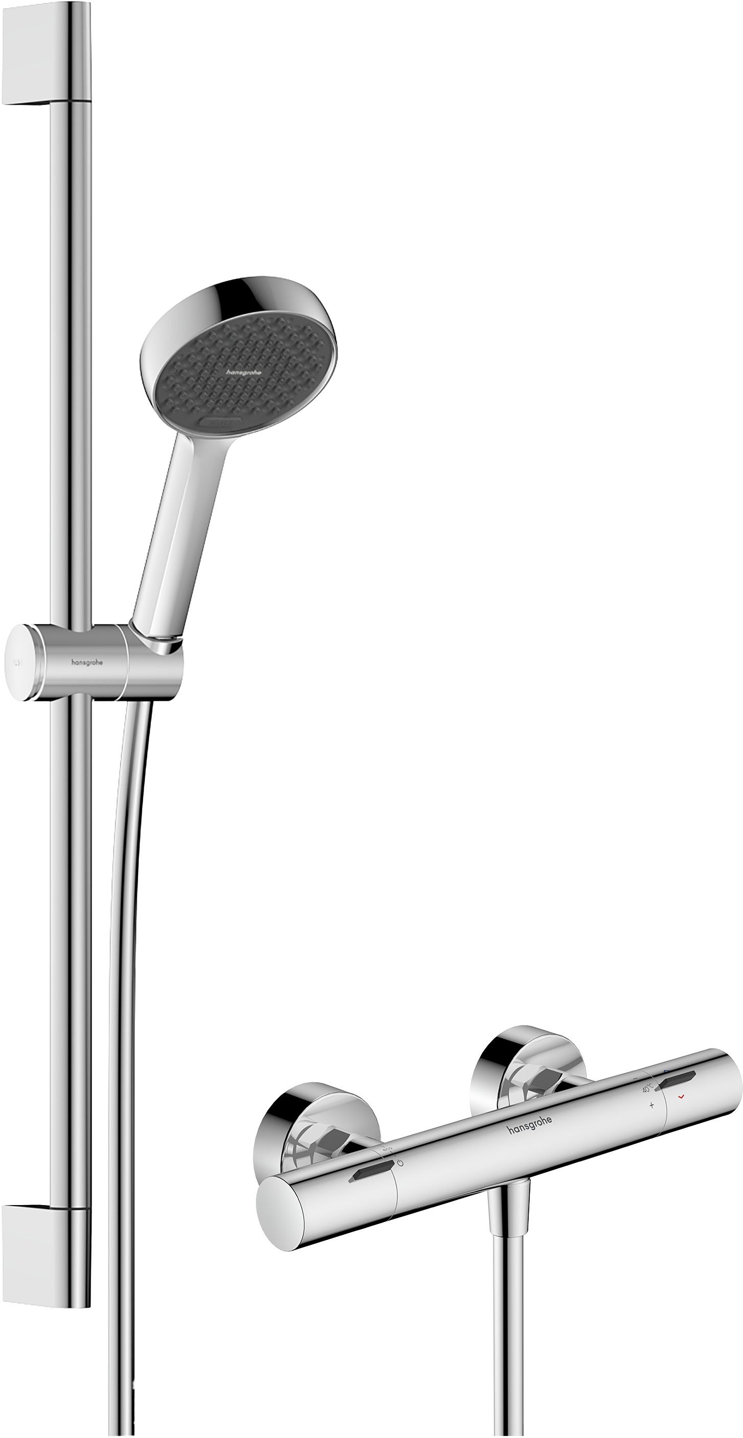 Hansgrohe Activera Select S Système de douche apparent 95, EcoSmart ...