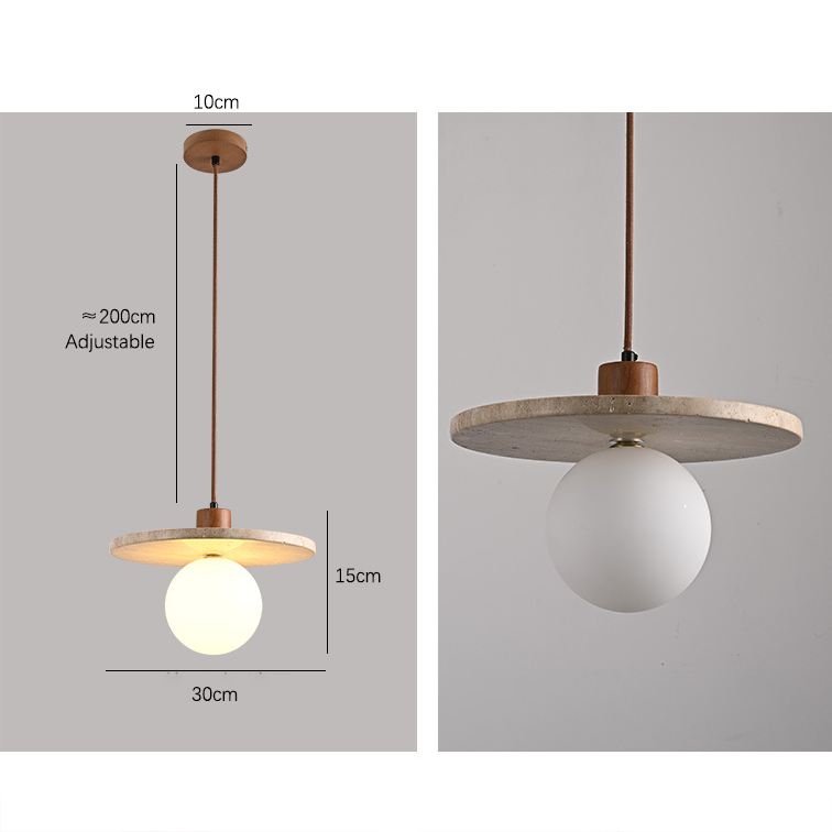 Lampy wiszące z żarówkami, żyrandole LED, lampy sufitowe w stylu vintage, żyrandole nocne, lampy sufitowe, 3 temperatury barwowe, regulowana wysokość - 4