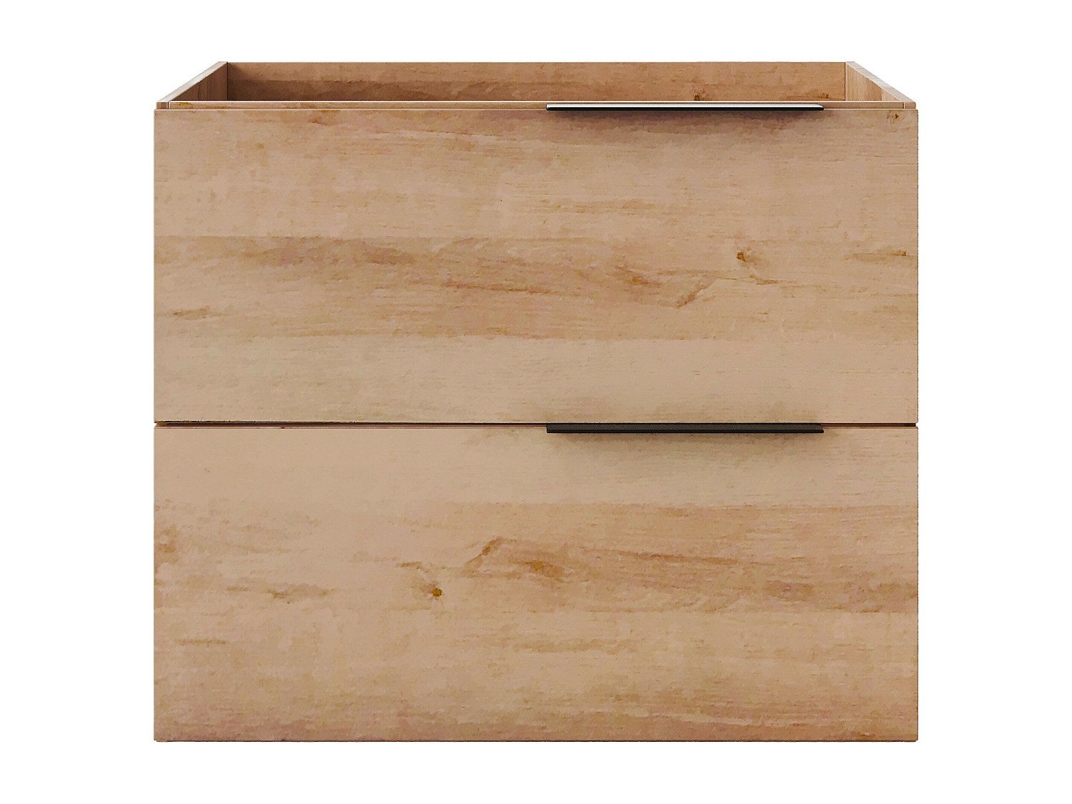 Meuble sous vasque suspendu - Coloris naturel clair - 60 cm - NISAYA - 2