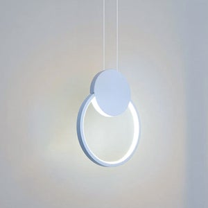 Plafonnier Suspendu LED Hofstein – Blanc, Métal, Design Moderne, Pour Salon Ou Chambre