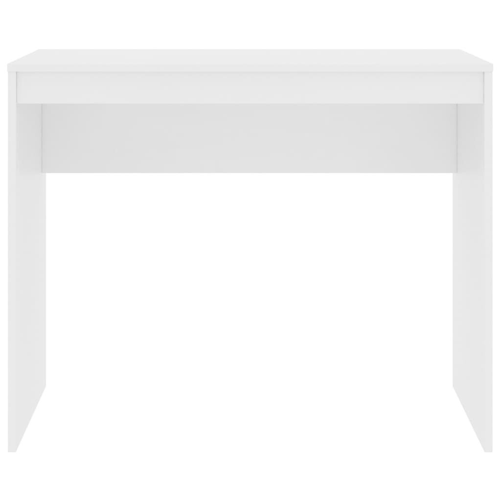 Bureau Blanc 90x40x72 cm Bois d'ingénierie vidaXL - 4