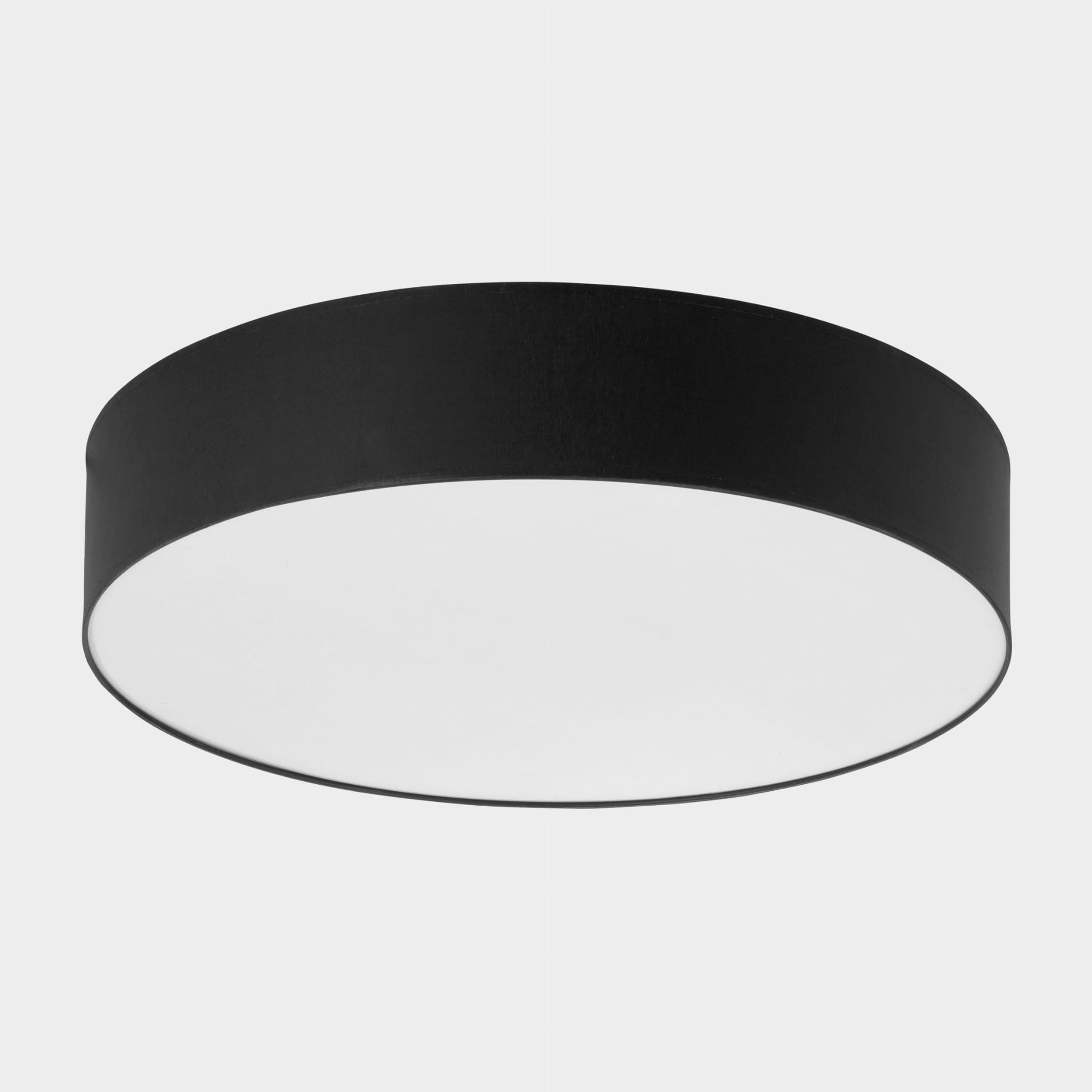 Plafon Rondo okrągły biało-czarny 4xE27x15W wym: 15 x 60 cm IP20 tkanina TK Lighting