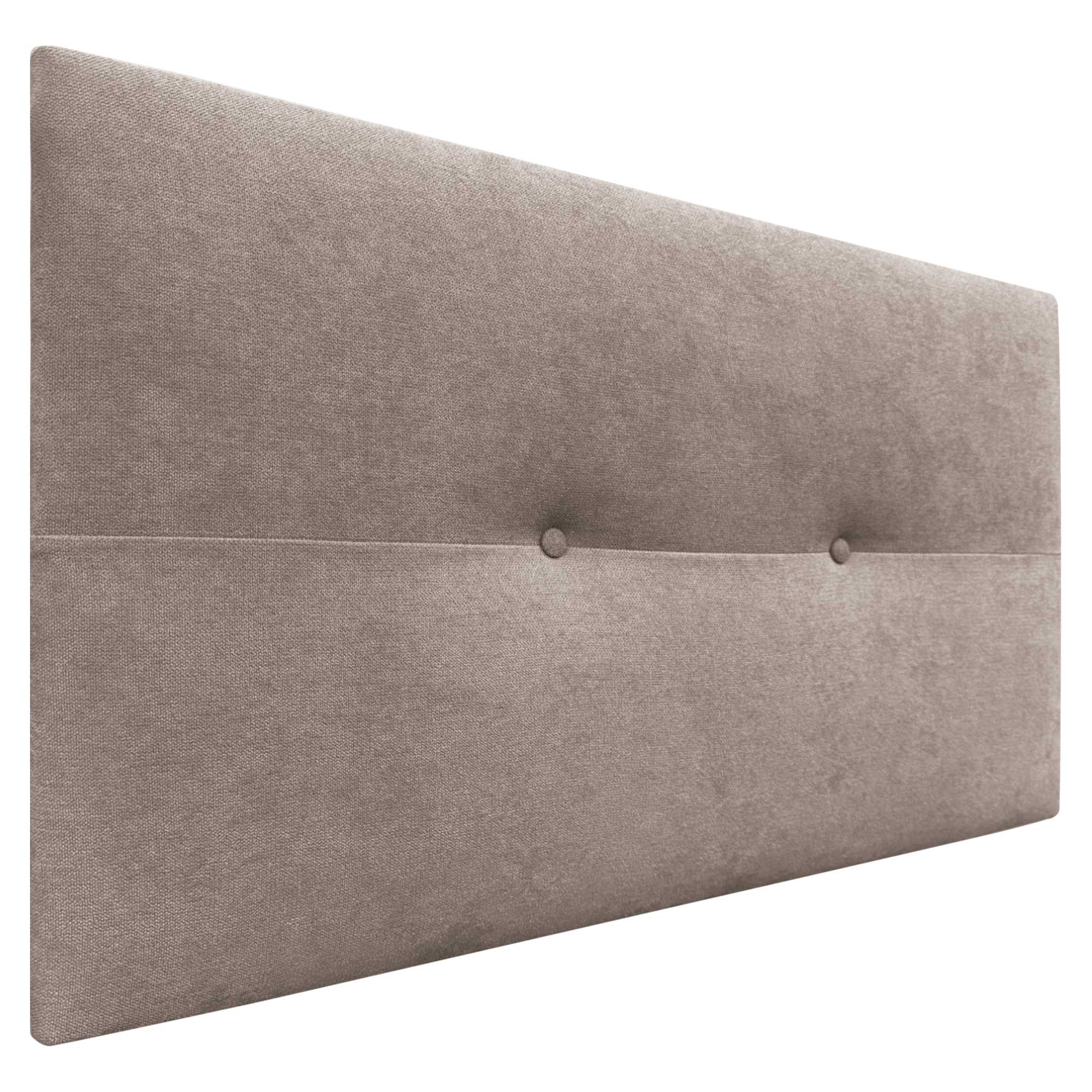 Dhome cabecero de tela aqualine pro cabeceros cabezal tapizado cama lujo (tierra, 90cm)