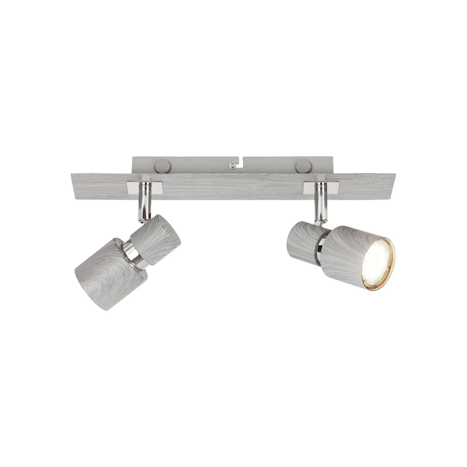 Lampa wisząca Merkur szary dąb-chromowana 2 x GU10 x 50W wym: 7,5 x 32 x 11 cm Rabalux