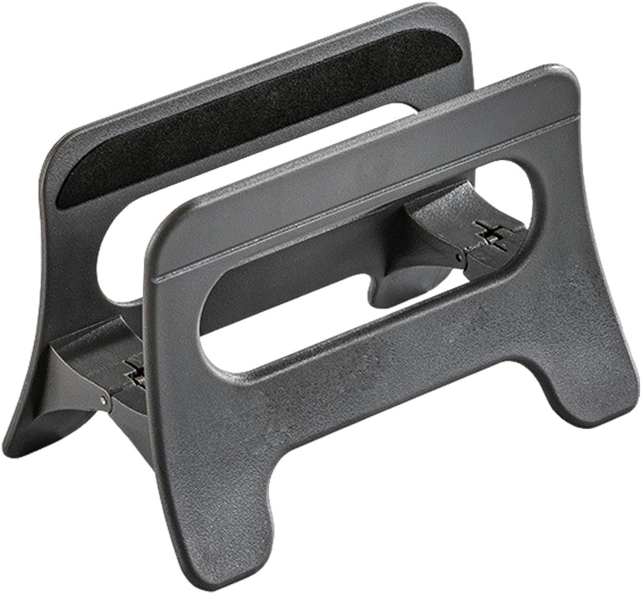 Uchwyt na pokrywkę kuchenną w kolorze antracytowym, antypoślizgowy organizer na pokrywkę, samoczynnie składany, antypoślizgowy haczyk na pokrywkę, or