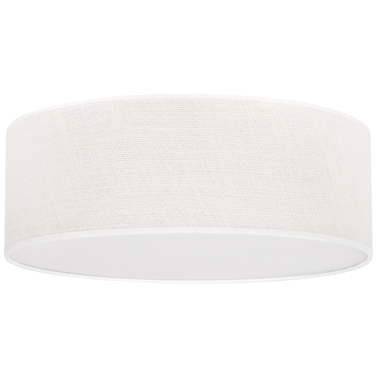 Lampa sufitowa wisząca Juta klasyczna 1xE27 abażur okrągły 40cm plexi biała Light Home LH