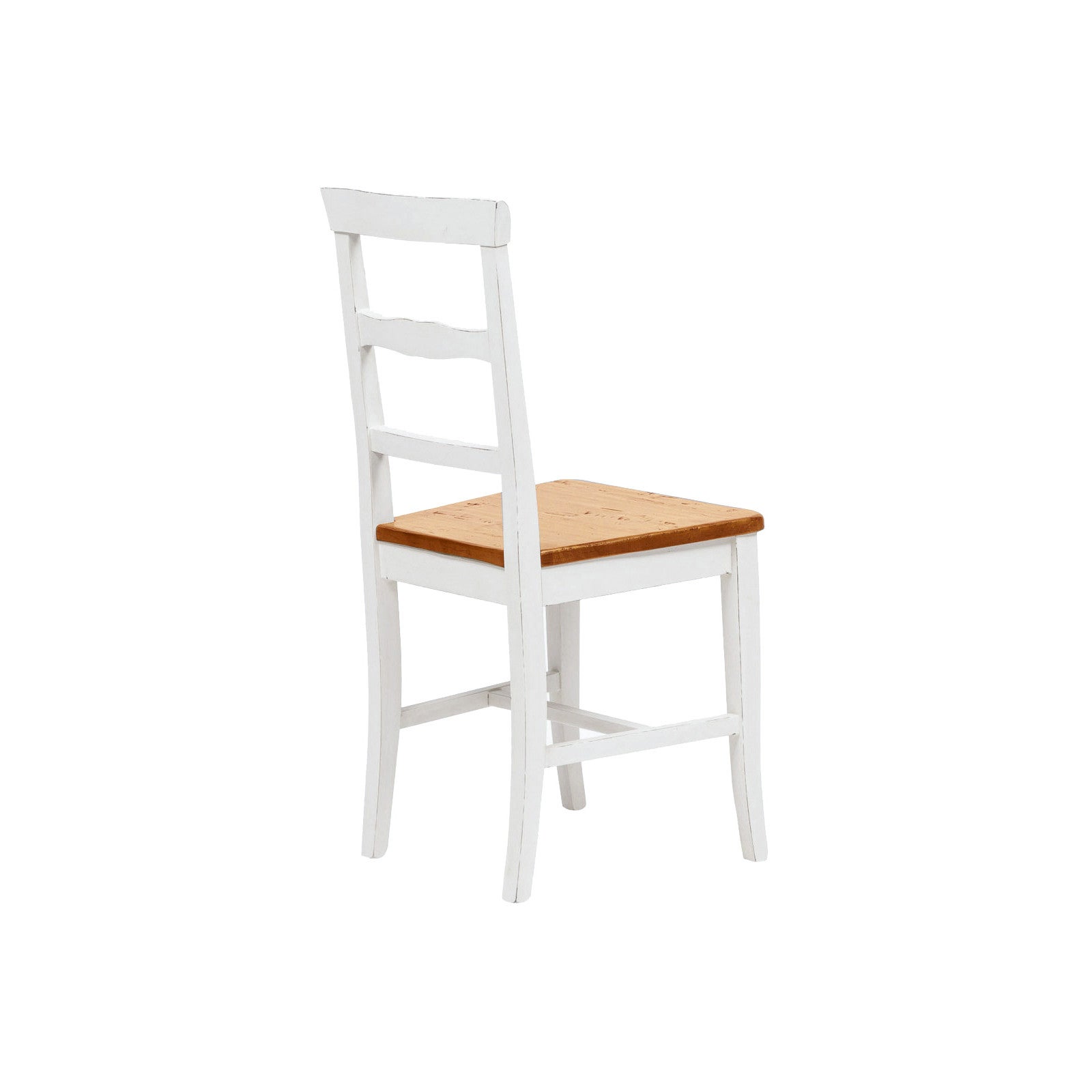 BISCOTTINI Chaise de Cuisine en Bois de Hêtre - Chaise avec Finition Antique - Chaise 1 Place pour Salle à Manger et Salon - 45x43x92cm - 3