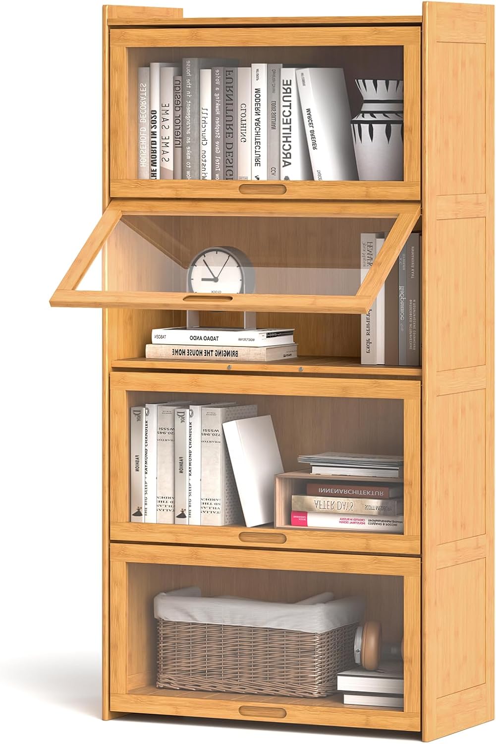 FVTVHEV Vitrine avec Porte d'armoire Rabattable en Acrylique, vitrine pour objets de collection, Armoires vitrées de présentation, Armoire de
