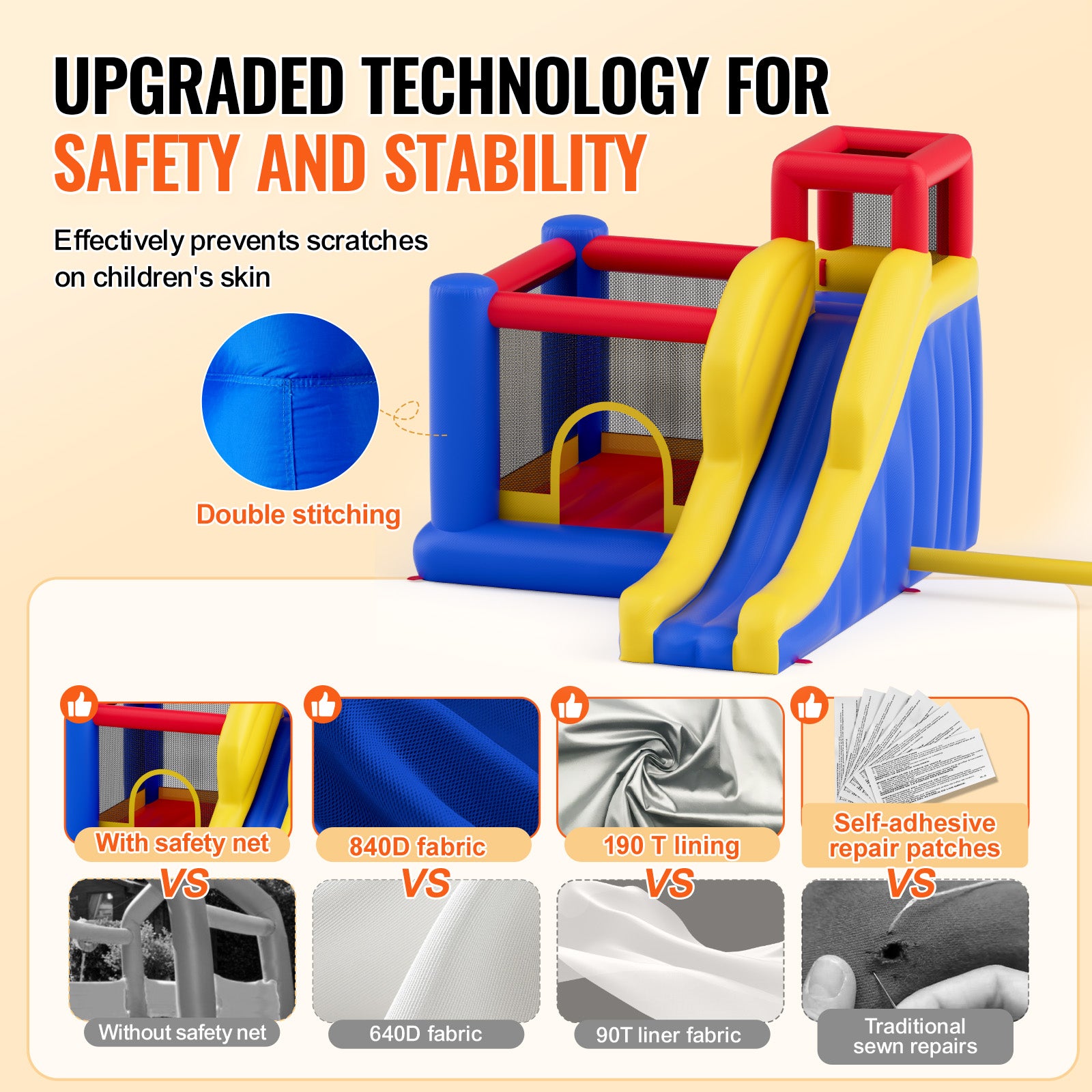 Castello gonfiabile SucceBuy 134 x 102 x 91