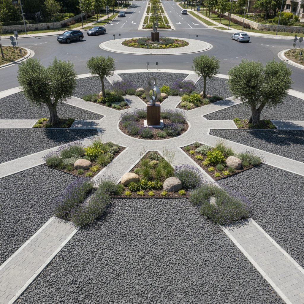 Grava de Basalto decorativa Saco 20 kg. / 20-30 mm - 4