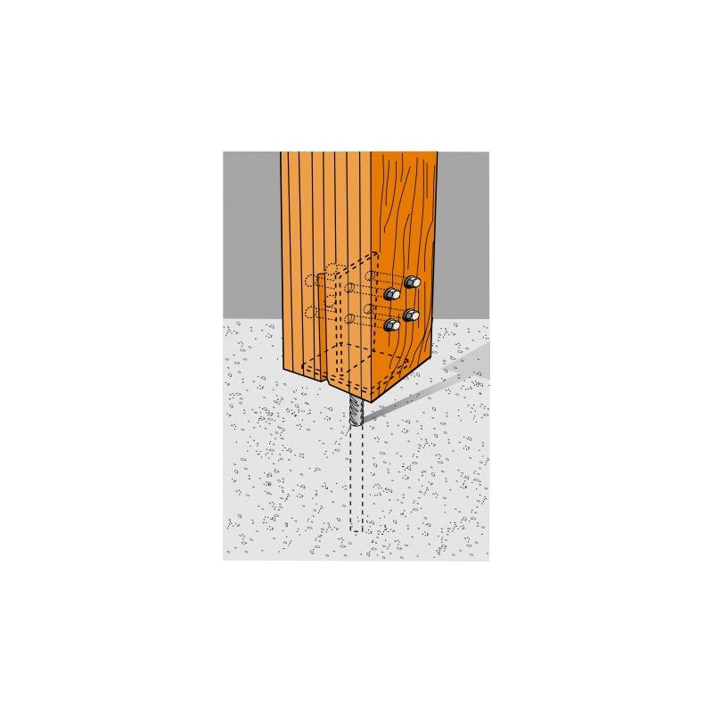 Pied de poteau en ame à sceller PPI/26000 - SIMPSON - 2