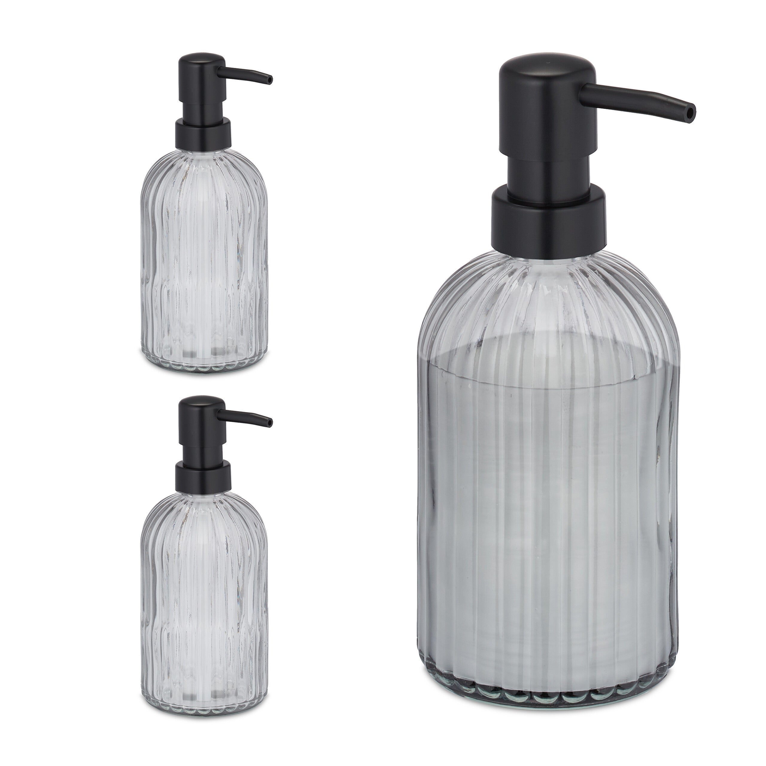 Relaxdays Solution Rechargeable Pour Bulles De Savon - Lot De 2 Bouteilles De 1L - Pour Machines à Bulles