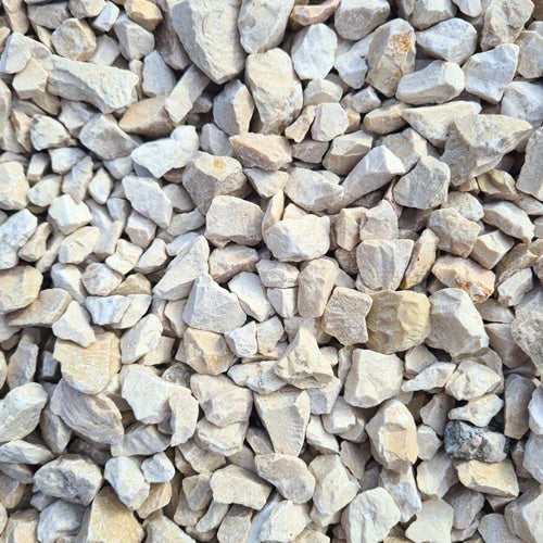 BIG BAG de +/- 800kg (10 M²) Gravillons Calcaire Blanc 6/16 mm - Livraison STANDARD - 6
